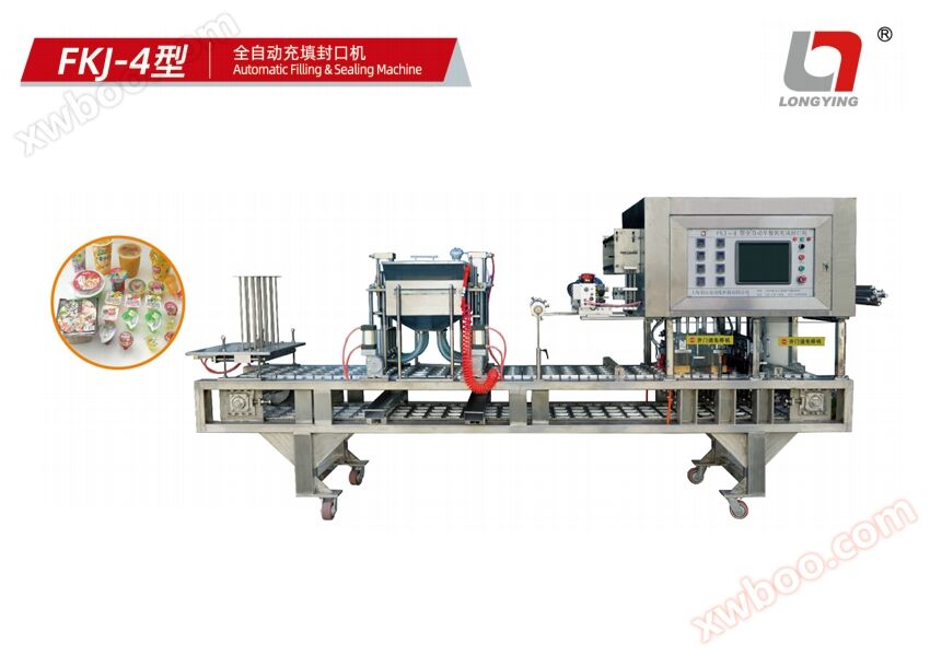 Machine de remplissage et de bouchage de boisson liquide de type fkj - y