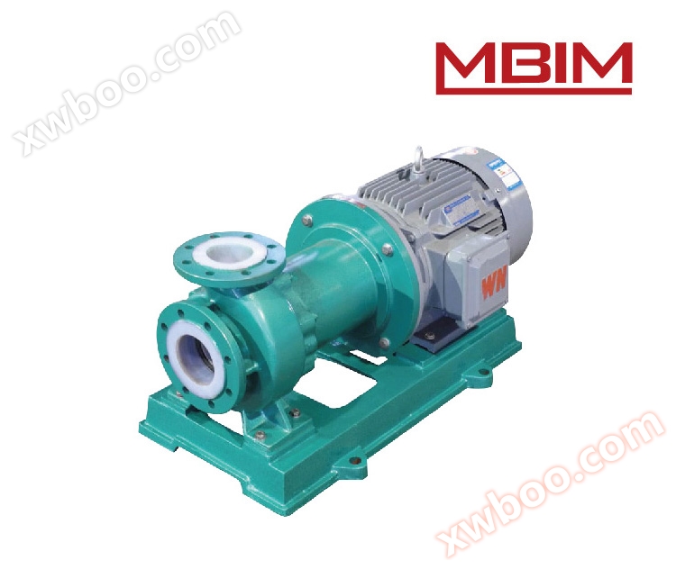 Bomba de accionamiento magnético de fluoroplástico de baja velocidad de la serie dcqb