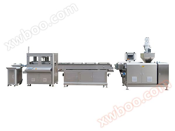 Flat mouth dropper specialized extrusion production line (large-diameter hose)