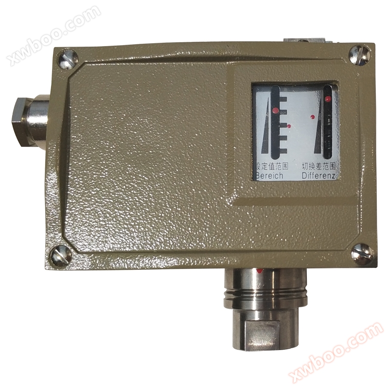 D500/7D regulátor tlaku D500/7DK malý přepínač diferenciální regulátor tlaku D500/7DZ dvoukontaktní regulátor tlaku